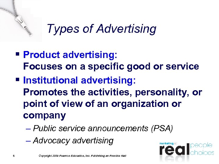Types of Advertising § Product advertising: Focuses on a specific good or service §