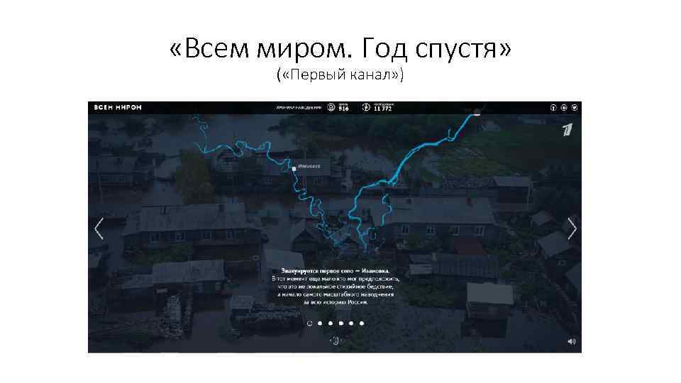  «Всем миром. Год спустя» ( «Первый канал» ) 