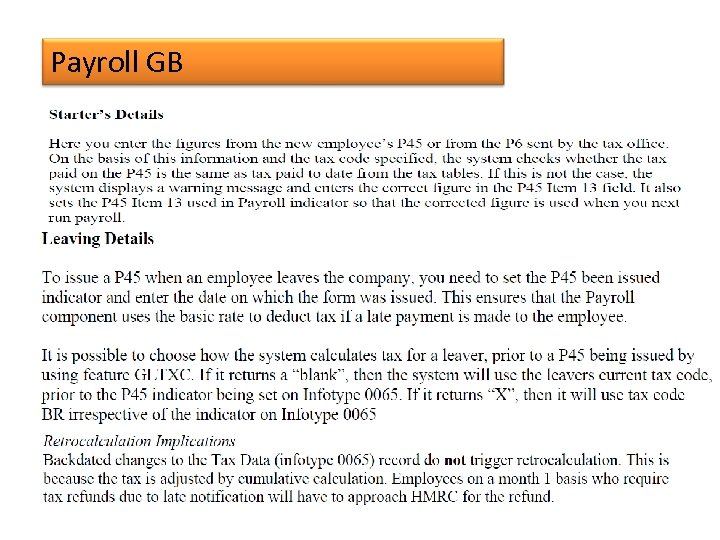 Payroll GB 