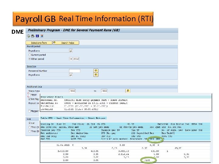 Payroll GB Real Time Information (RTI) DME 