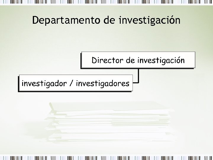 Departamento de investigación 