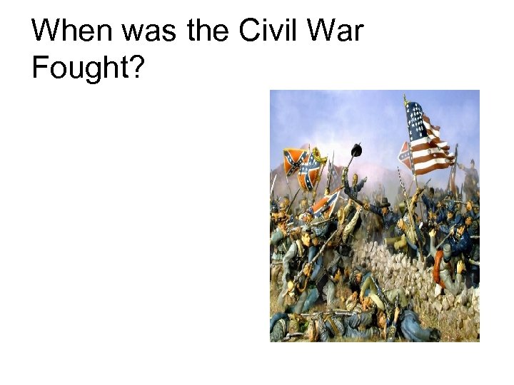 When was the Civil War Fought? 