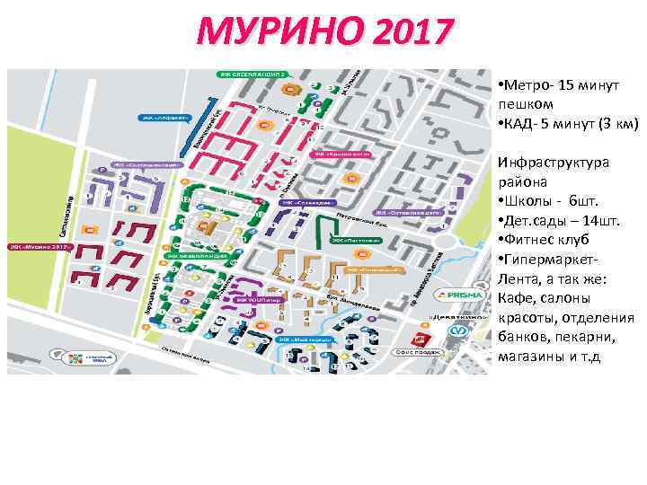 План застройки мурино на 2025 год карта