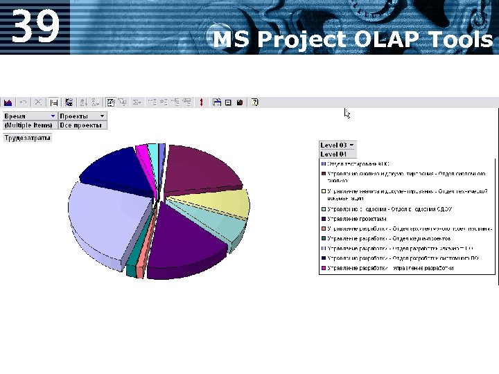 39 MS Project OLAP Tools 