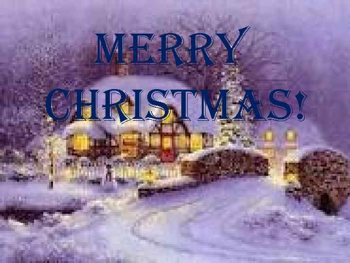 merry Christmas! 