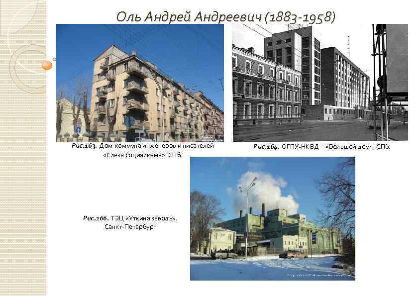 Оль Андрей Андреевич (1883 -1958) Рис. 163. Дом-коммуна инженеров и писателей «Слеза социализма» .