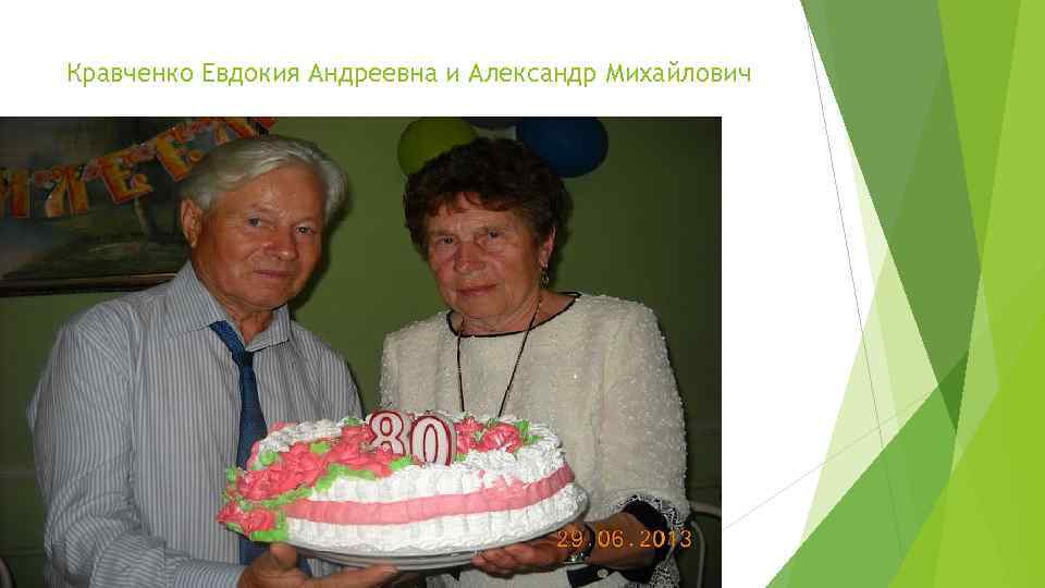 Кравченко Евдокия Андреевна и Александр Михайлович 
