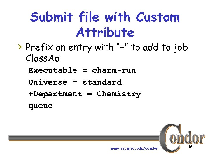 Submit file with Custom Attribute › Prefix an entry with “+” to add to