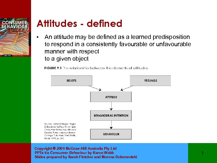 Attitudes - defined • An attitude may be defined as a learned predisposition to