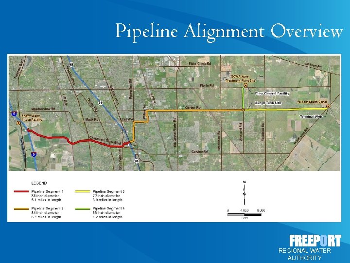 Pipeline Alignment Overview FREEPORT REGIONAL WATER AUTHORITY 