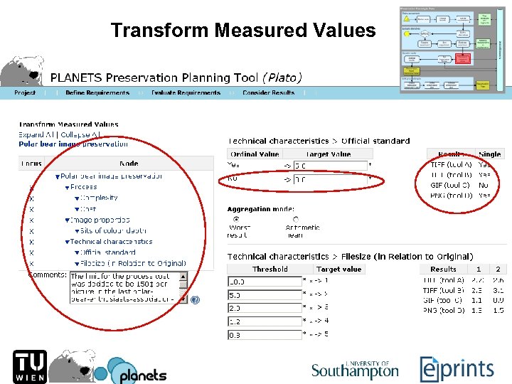 Transform Measured Values 