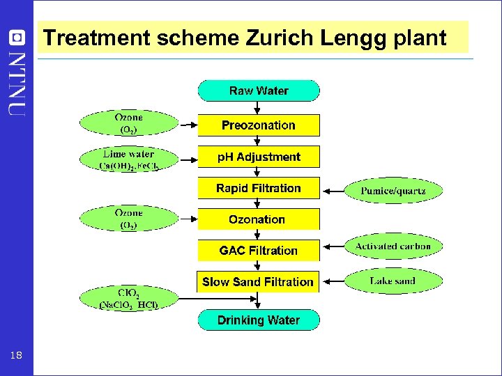 Treatment scheme Zurich Lengg plant 18 