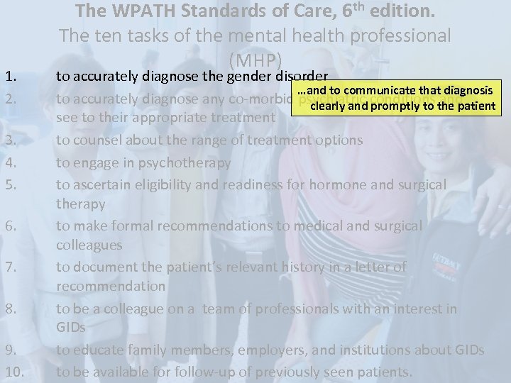 1. 2. 3. 4. 5. 6. 7. 8. 9. 10. The WPATH Standards of