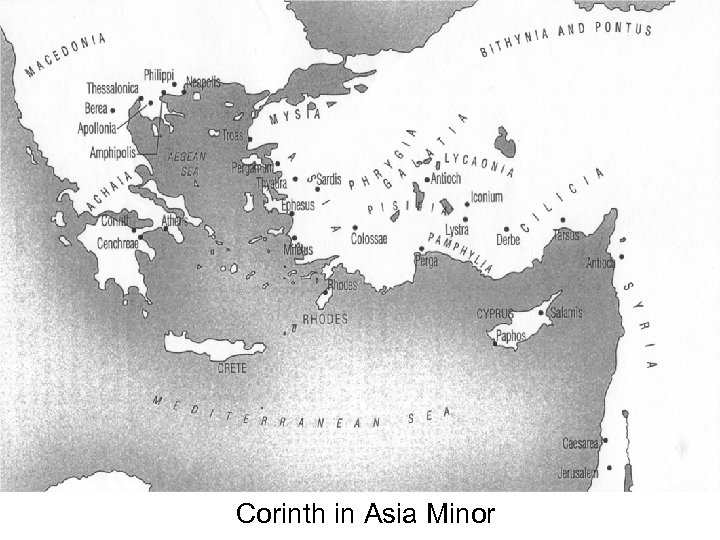 Corinth in Asia Minor 