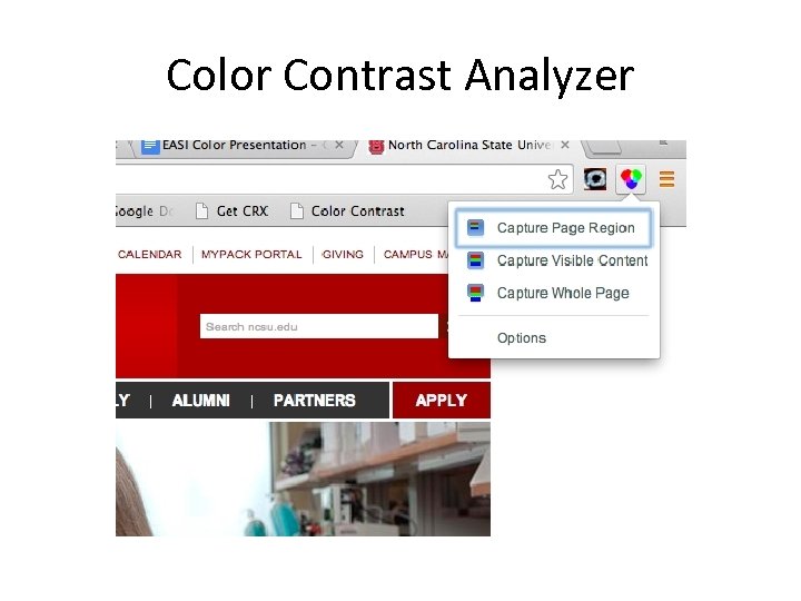 Color Contrast Analyzer 