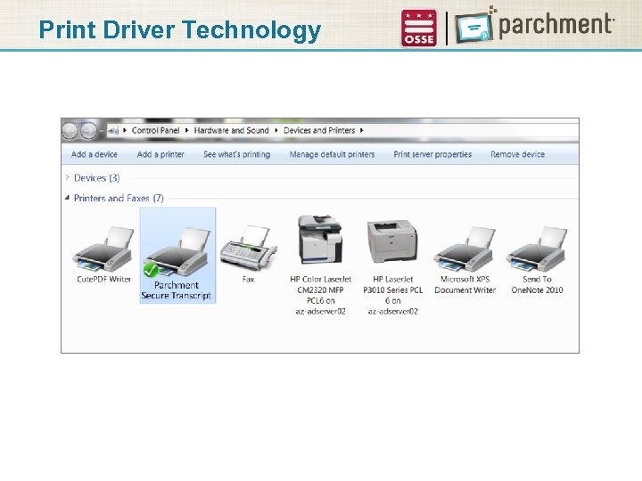 Print Driver Technology 
