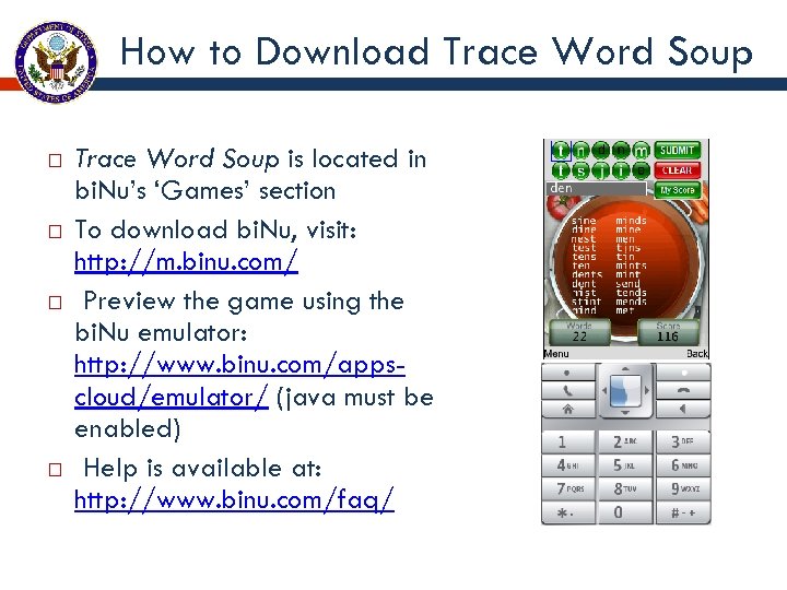 How to Download Trace Word Soup is located in bi. Nu’s ‘Games’ section To