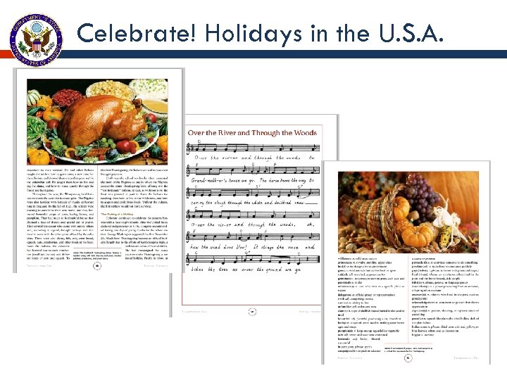 Celebrate! Holidays in the U. S. A. 