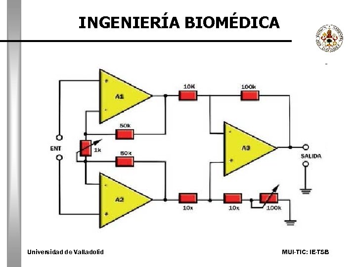 INGENIERÍA BIOMÉDICA Universidad de Valladolid MUI-TIC: IE-TSB 