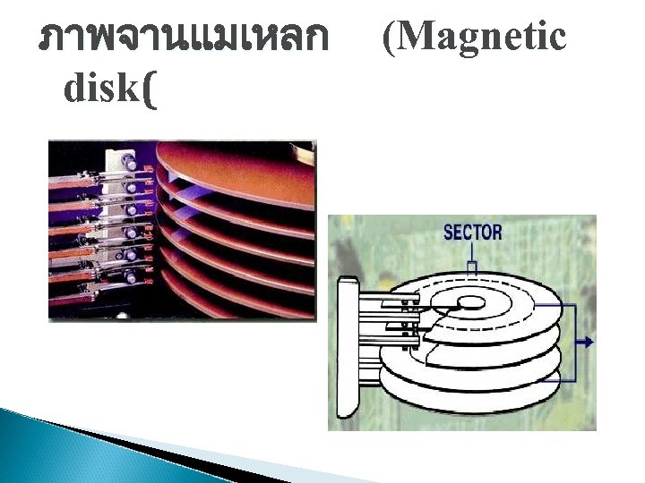 ภาพจานแมเหลก disk( (Magnetic 