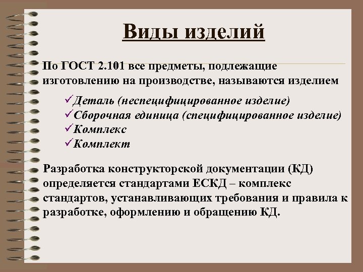 Виды изделий. Стандартные виды изделия. Изделие виды изделий. Виды изделий ГОСТ.