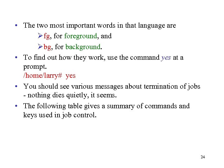  • The two most important words in that language are Øfg, foreground, and