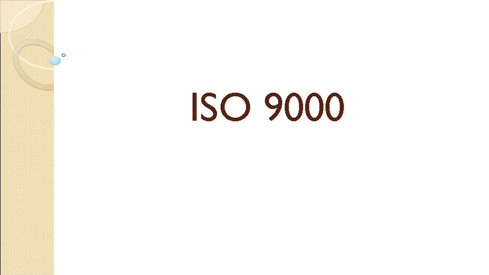 ISO 9000 