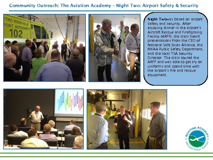 Community Outreach: The Aviation Academy – Night Two: Airport Safety & Security Night Twowas