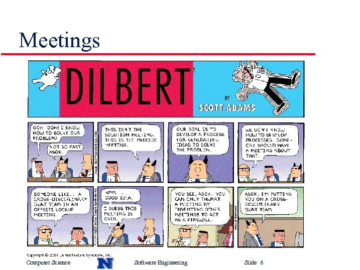 Meetings Computer Science Software Engineering Slide 6 