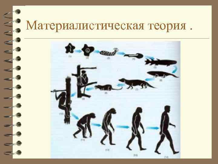 Материалистическая теория. 