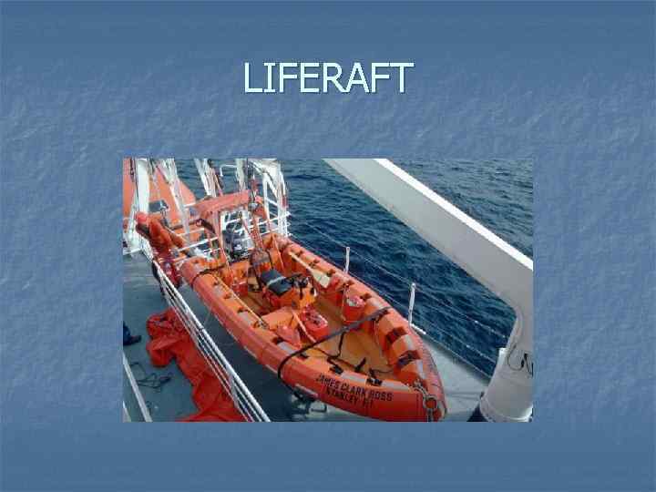 LIFERAFT 