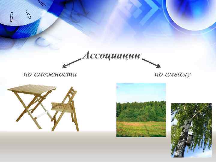 Ассоциации по смежности по смыслу 