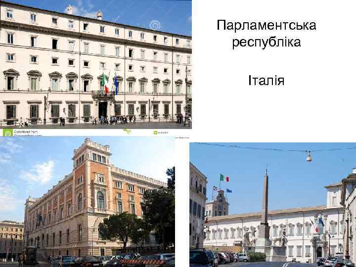 Парламентська республіка Італія 