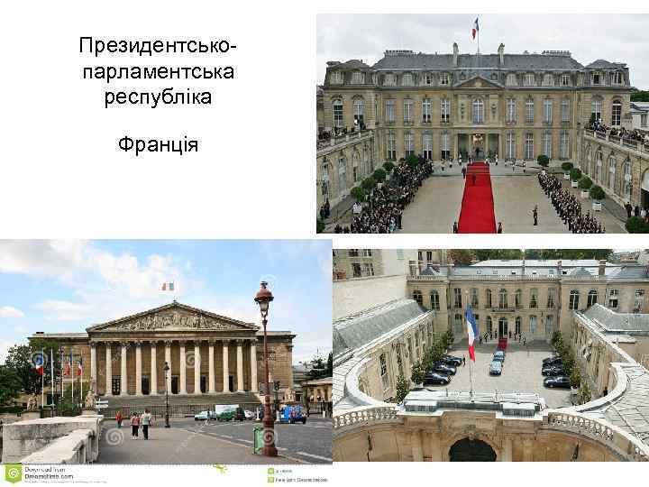 Президентськопарламентська республіка Франція 