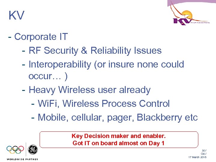 KV - Corporate IT - RF Security & Reliability Issues - Interoperability (or insure