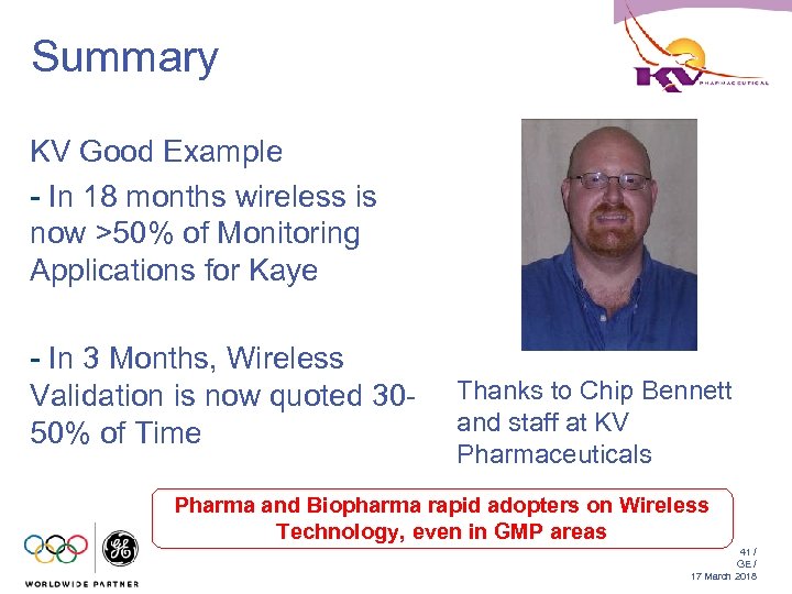 Summary KV Good Example - In 18 months wireless is now >50% of Monitoring