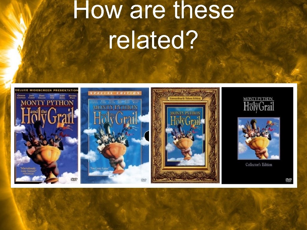 How are these related? 