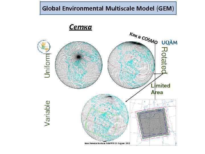 Global Environmental Multiscale Model (GEM) Сетка Как в CO SMO 