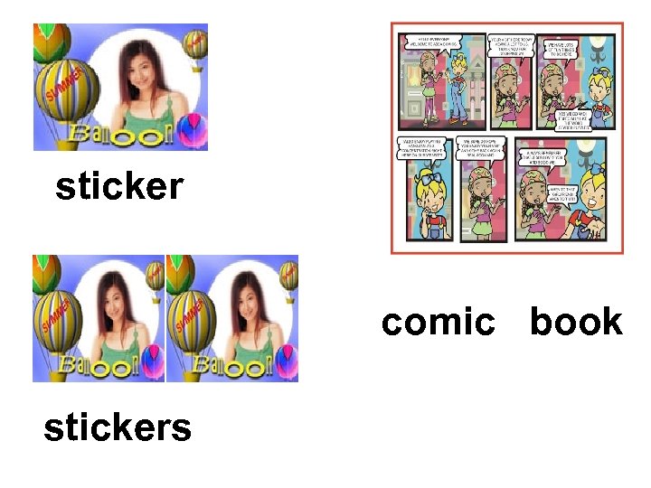 sticker comic book stickers 