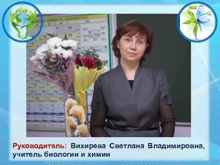 Руководитель: Вихирева Светлана Владимировна, учитель биологии и химии 