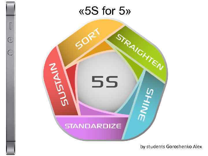  « 5 S for 5» by students Goroshenko Alex 