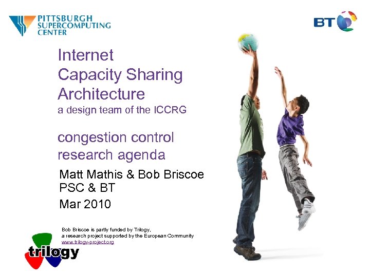 Internet Capacity Sharing Architecture a design team of the ICCRG congestion control research agenda