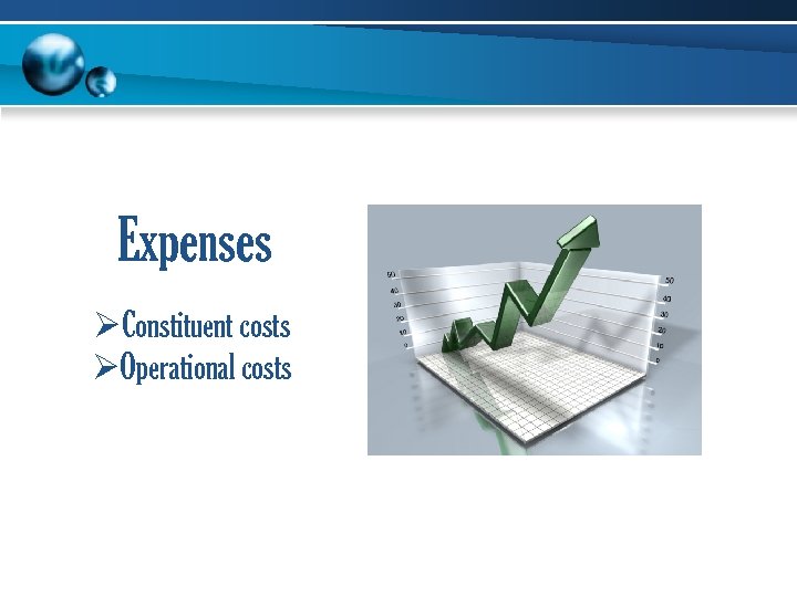Expenses ØConstituent costs ØOperational costs 