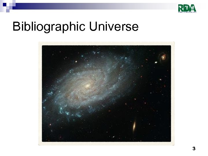 Bibliographic Universe 3 