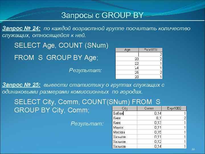 Query group