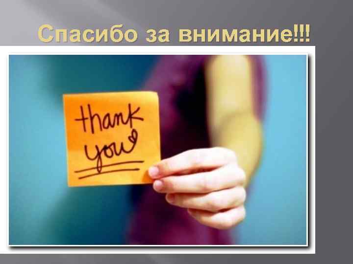 Спасибо за внимание!!! 