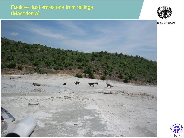 Fugitive dust emissions from tailings (Macedonia) 