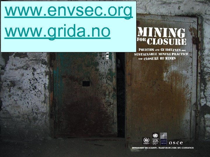 www. envsec. org www. grida. no 