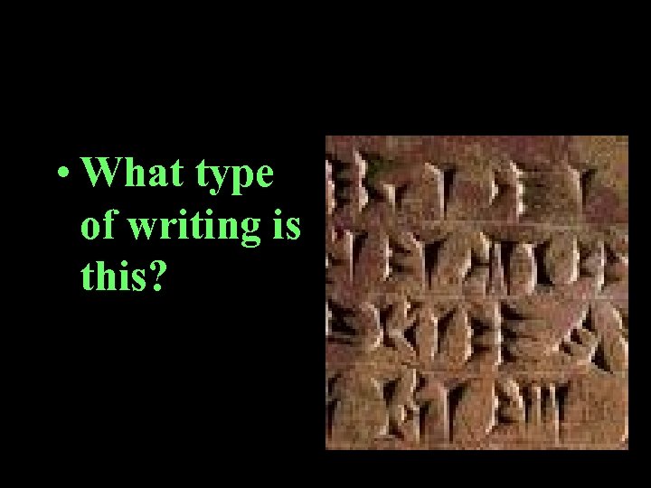  • What type of writing is this? 