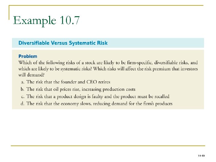 Example 10. 7 10 -60 